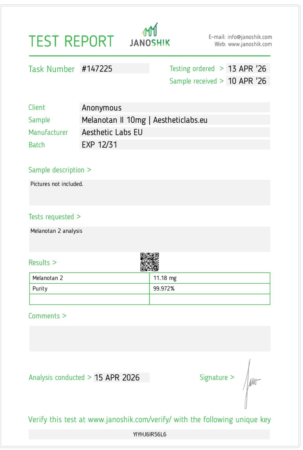Melanotan II 10mg - Image 2